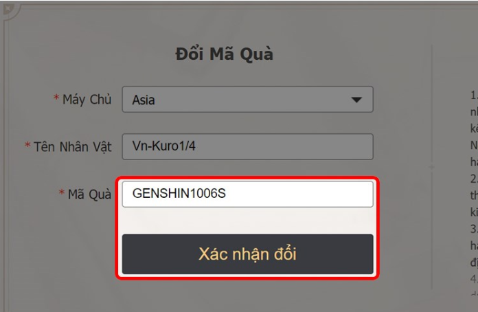 Hướng Dẫn Cách Nhận & Nhập Code Genshin Impact Đơn Giản Nhất